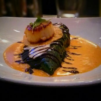 Mi Dia From Scratch - Seafood Relleno with a Lobster reduction sauce. - Mexican Near Me - Grapevine, Texas Mi Dia From Scratch - Seafood Relleno with a Lobster reduction sauce. - Mexican Near Me - Grapevine, Texas