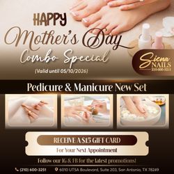 Siena Nails - Mother's Day is just around the corner, and it's the perfect t