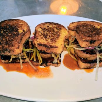 Spoon and Stable - Duck Meatloaf Sliders - Caramelized Tamarind Glaze, Celery, Brioche - New American Near Me - Minneapolis, Minnesota