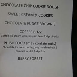 The menu sheet...they took it back The menu sheet...they took it back
