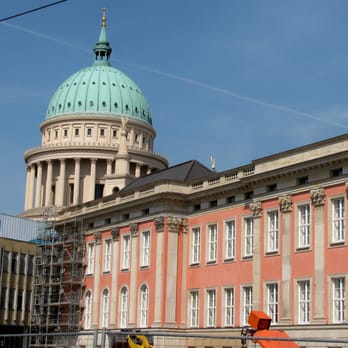 Landtag Brandenburg - Stadtschloss Westseite mit Nikolaikirche Potsdam. - Landmarks & Historical Buildings Near Me - Potsdam, BB