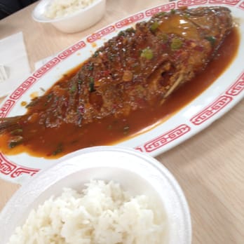Chong Qing Hot Pot - Spicy whole fish (Tilapia).  Very delicious. - Szechuan Near Me - Chamblee, Georgia