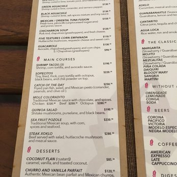 Xoklo - menu- food - Mexican Near Me - La Cruz de Huanacaxtle, NAY