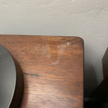 Gaby's Cleaning service - Horrible dusting. Finger shows lack of removal of item and no dusting. - Home Cleaning Near Me