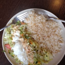 Efes- Grillhaus - Reis mit Salat