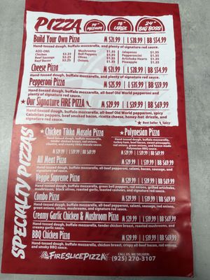 Menu photo 1 Fire Slice Pizza Concord, CA