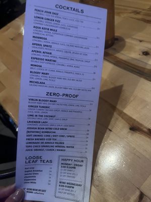 Menu photo 4 Second Nature San Diego, CA