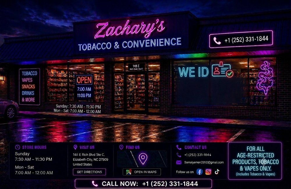 Zachery’s Tobacco & Convenience Logo