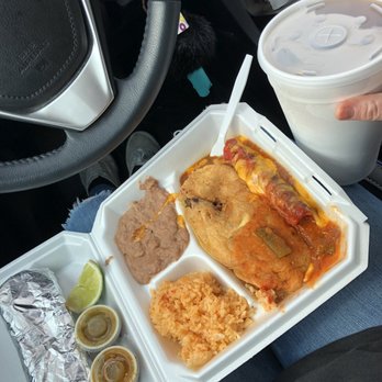 Las Carretas - All this for $7! One of the Tuesday lunch specials. - Mexican Near Me - San Antonio, Texas