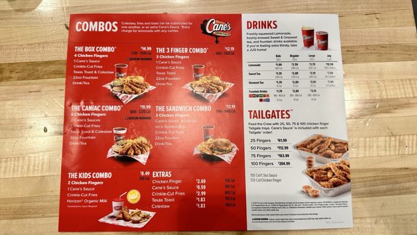 Menu photo 1 Raising Cane's Chicken Fingers Forest Hills, NY