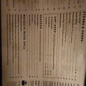 CHoP Chandler - Great menu - Steakhouses Near Me - Chandler, Arizona