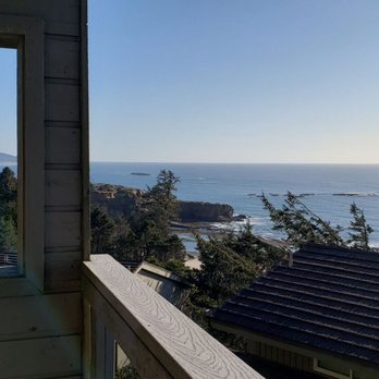 Inn at Otter Crest - View from our balcony, Building X - Hotels Near Me - Otter Rock, Oregon