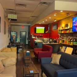 Afzal Hookah Lounge - Some entertainment with TV