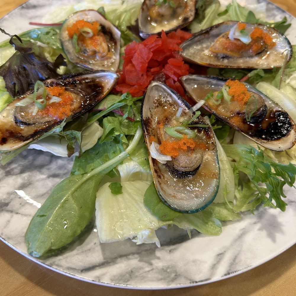 Jin Sushi - Baked green mussels - Sushi Bars Near Me - Lakewood, Washington Jin Sushi - Baked green mussels - Sushi Bars Near Me - Lakewood, Washington