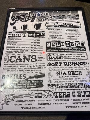 Menu photo 3 Pinky's Phoenix, AZ