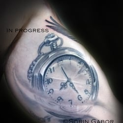 Sugar City Tattoo Company - Pocket watch Tattoo By Sorin