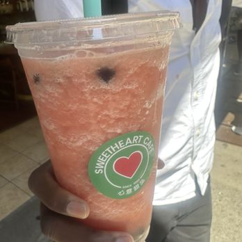Sweetheart Cafe - Watermelon slushy - Bubble Tea Near Me - San Francisco, California
