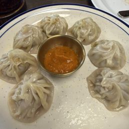 Steamed momos (ate one before the pic) Steamed momos (ate one before the pic)