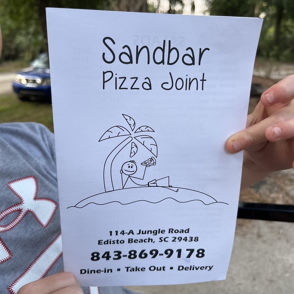 Sandbar Pizza Joint - Edisto Beach! - dinner time! - Pizza Near Me - Edisto Island, South Carolina Sandbar Pizza Joint - Edisto Beach! - dinner time! - Pizza Near Me - Edisto Island, South Carolina