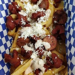 Pao Pao Fast Food - Salchipapas Mixto Con Chorizo y Salchicha