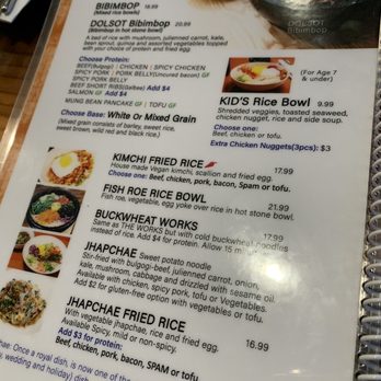 Bowl'd Korean Rice Bar - Menu5 - Korean Near Me - Albany, California