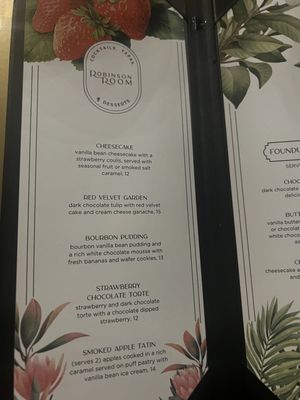 Menu photo 4 Robinson Room Columbia, SC Menu photo 4 Robinson Room Columbia, SC