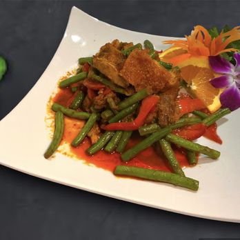 It's Thai Time Restaurant - Prik king Crispy Pork - Thai Near Me - New Haven, Connecticut It's Thai Time Restaurant - Prik king Crispy Pork - Thai Near Me - New Haven, Connecticut