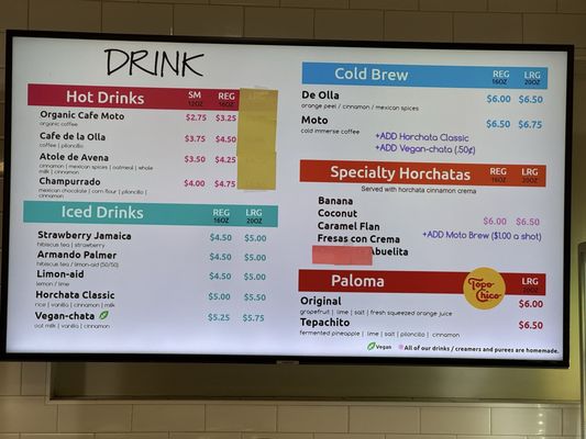 Menu photo 4 Barrio Donas San Diego, CA