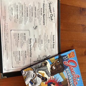 Turn Key Madison - Dinner and the drink menus are in vintage children's books, which is a cute touch. - New American Near Me - Madison, Wisconsin Turn Key Madison - Dinner and the drink menus are in vintage children's books, which is a cute touch. - New American Near Me - Madison, Wisconsin