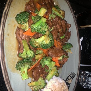 Ambrosia Asian Bistro - Beef and broccoli with rice - Asian Fusion Near Me - Greeley, Colorado Ambrosia Asian Bistro - Beef and broccoli with rice - Asian Fusion Near Me - Greeley, Colorado