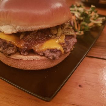 The Dam Landing - PBJ burger ....excellent. - American Near Me - Rochester, Indiana The Dam Landing - PBJ burger ....excellent. - American Near Me - Rochester, Indiana