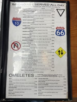 Menu photo 1 Ten West Diner Orange, TX