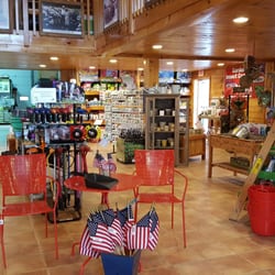 Weston Nurseries - Inside is a cozy storefront with a clearance loft upstairs (and a seasonal train display).