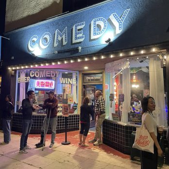 Finest City Improv - The storefront with the patrons and actors having good conversation post show. - Comedy Clubs Near Me - San Diego, California Finest City Improv - The storefront with the patrons and actors having good conversation post show. - Comedy Clubs Near Me - San Diego, California
