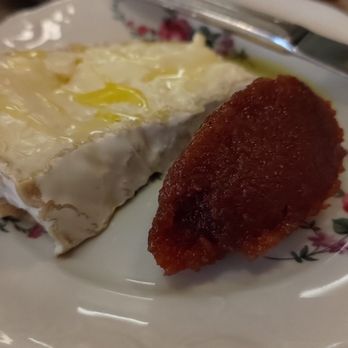 Ben Paris - Amazing cheese (French and I totally forgot the name; basically a smoky cave brie) and some quince - New American Near Me - Seattle, Washington