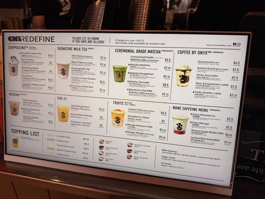 Menu photo 8 Cha Redefine Houston, TX Menu photo 8 Cha Redefine Houston, TX