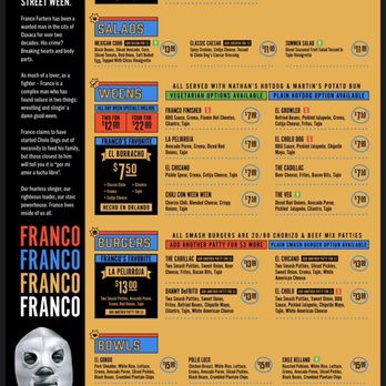 Cholo Dogs - Menu at Persimmon Hollow - Hot Dogs Near Me - Orlando, Florida Cholo Dogs - Menu at Persimmon Hollow - Hot Dogs Near Me - Orlando, Florida