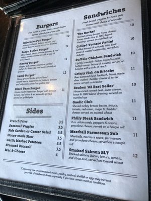 Menu photo 1 Hibernian Restaurant & Pub Raleigh, NC Menu photo 1 Hibernian Restaurant & Pub Raleigh, NC