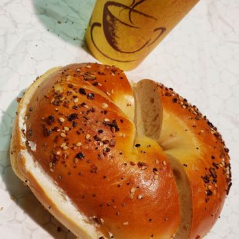 The Bagelry - Shake Hands with Everything Bagel !! - Bagels Near Me - Cedar Knolls, New Jersey