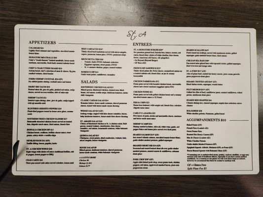 Menu photo 1 St. Amand Kitchen & Cocktails Chandler, AZ Menu photo 1 St. Amand Kitchen & Cocktails Chandler, AZ