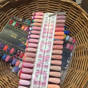 LV Spa & Nails - Organized gel color selection! - Nail Salons Near Me - Grand Junction, Colorado