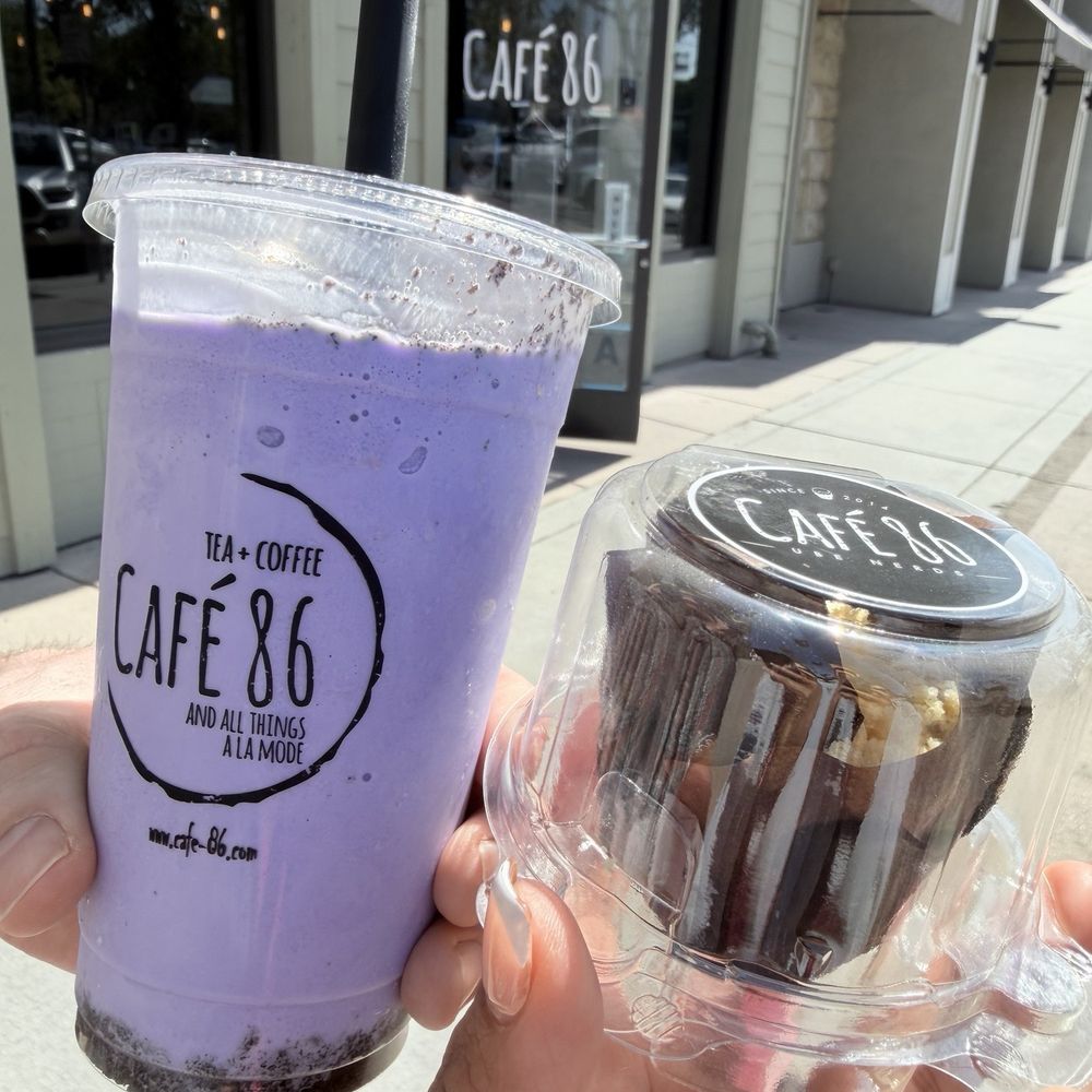 Ube Monster and Ube cheesecake Ube Monster and Ube cheesecake