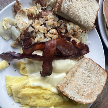Hershey Pantry - 2 egg, home fries, toast, and bacon - Breakfast & Brunch Near Me - Hershey, Pennsylvania Hershey Pantry - 2 egg, home fries, toast, and bacon - Breakfast & Brunch Near Me - Hershey, Pennsylvania