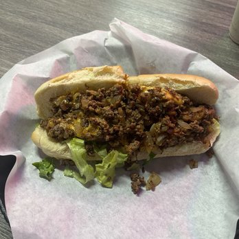 Loaded Burger - Chopped Cheese, no loaded sauce - Burgers Near Me - Houston, Texas