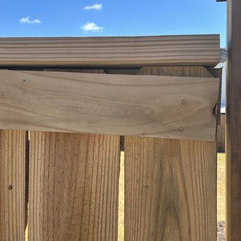 Superior Fence & Rail - Nails mussing caused wood to warp - Fences & Gates Near Me - Apex, North Carolina Superior Fence & Rail - Nails mussing caused wood to warp - Fences & Gates Near Me - Apex, North Carolina