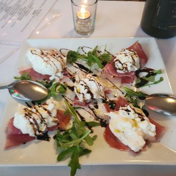 Caffe Giostra - Buratta and prosciutto app - Italian Near Me - Petaluma, California