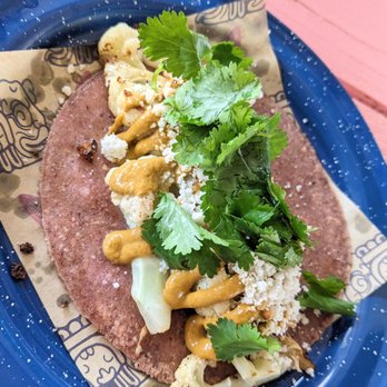 Nixta Taqueria - Cauliflower Taco - Mexican Near Me - Austin, Texas