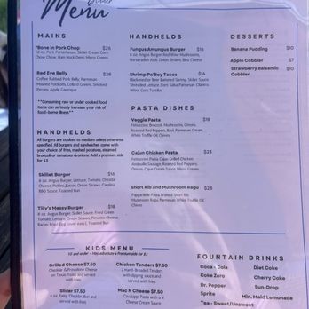 Skillet Southern Bistro - Menu. - Salad Near Me - Cramerton, North Carolina