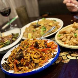 Chef Zhang - Shredded Pork With Garlic Sauce, Salt And Pepper Fish Filets, Double Fried Pork Belly, Vegetable Fried Rice
