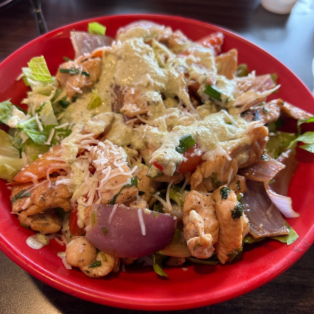 Red Panka - Pollo Saltado Bowl - Peruvian Near Me - Redlands, California Red Panka - Pollo Saltado Bowl - Peruvian Near Me - Redlands, California